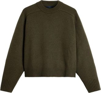 SOEUR Will Sweater - Dames - Ronde hals truien - Groen - XS - Truien & Vesten