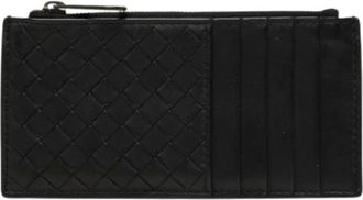 Bottega Veneta Pre-owned Card Case - Heren - Vintage Accessoires - Zwart - ONE Size - Leer - Vintage