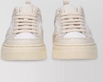Ferragamo leather low-top sneakers
