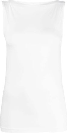 Wolford boat-neck tank top - women - Modal/Elastane/Polyester - S - White