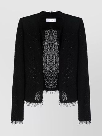 Iro cotton tweed cropped jacket