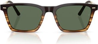 Oliver Peoples 54mm Roger Federer R-19 Polarized Square Sunglasses in Cortado /G-15 Polar at Nordstrom