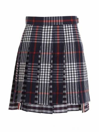 Thom Browne Blue Check skirt