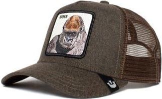 Goorin Brothers Boss Energy Gorilla Patch Trucker Hat in Dark Green at Nordstrom Rack