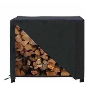 OEM Estante Para Le&ntilde;a De 48x24x42 Pulgadas, Cubierta Antipolvo Para Chimenea Exterior De Gran Capacidad, Impermeable 210d