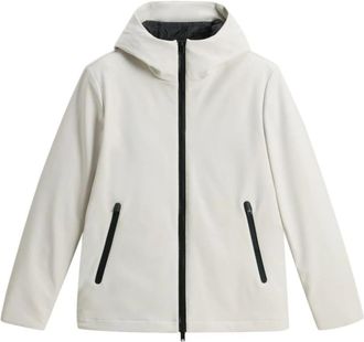 Woolrich Pacific Soft Shell Jas - Heren - Winterjassen - Beige - S - Jassen