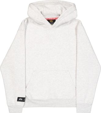 Alpha Industries Hoodie met achterprint en utility zak - Heren - Hoodies - Grijs - 2XL - Katoen - Hoodies & sweatvesten
