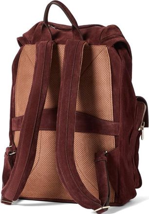 Brunello Cucinelli Calf Suede Backpack - Brown