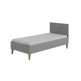 Topeshop Griso - Cama Individual Infantil Gris 180 X 80 Cm Con Somier