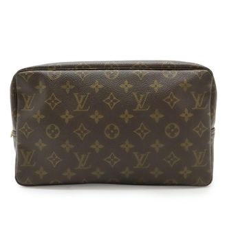 Louis Vuitton Brown Monogram Monogram Clutch Bag Pouch (Pre-Owned)