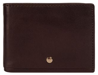 Bugatti Geldb&ouml;rse BUGATTI NEAPLES, Herren, braun, Leder, leicht gl&auml;nzend, unifarben, Kleinlederwaren Geldb&ouml;rse, echt Leder