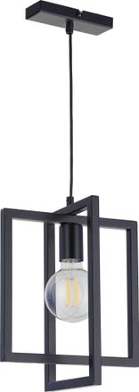 Sigma Eden L&aacute;mpara Colgante Negra 26 Cm Dise&ntilde;o Rect&aacute;ngulos