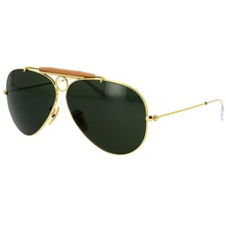 Ray-Ban Sunglasses, unisex, Yellow, 58 MM, Rb3138 Shooter Sunglasses