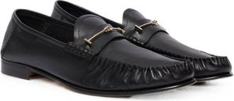 Tom Ford Mens Leather Loafers Ripley Black Goat