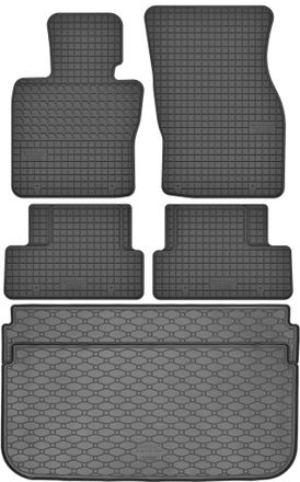 OEM Juego De Alfombrillas De Goma Para Coche Y Alfombrilla Para Maletero Para Mini Cooper Iii Hatchback (2014-2024)