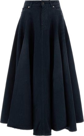 Balenciaga Dark Blue Denim Skirt