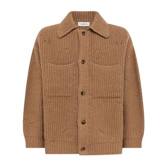Laneus C&aacute;rdigan de Punto - Knitwear - Hombre - Marr&oacute;n - L