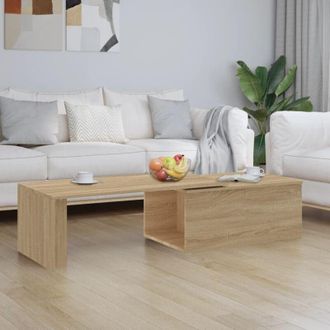vidaXL Tavolino da Salotto Rovere Sonoma 150x50x35cm Legno Multistrato - Vidaxl