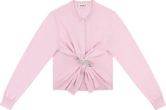 Area Cardigan con cristalli - Rosa