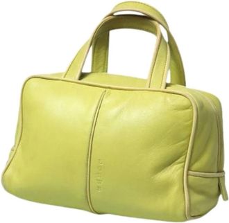 Loewe Pre-owned Handbag - Dames - Vintage Handtas - Groen - ONE Size - Leer - Vintage