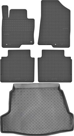 OEM Set Di Tappetini In Gomma Per Auto E Tappetino Per Bagagliaio Per Hyundai I40 Sedan Dal 2011 Al 2019