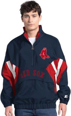Starter Mens Starter Navy Boston Red Sox Cooperstown Chief Half-Zip Pullover at Nordstrom, Size Medium