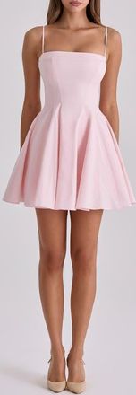 House of CB Dolly Fit & Flare Minidress in Pink at Nordstrom, Size X-Large