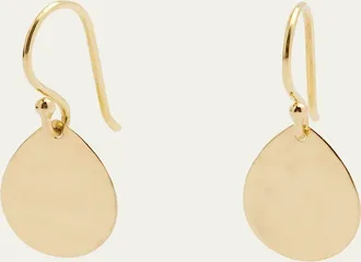Ippolita 18K Classico Crinkle Hammered Teardrop Earrings, S