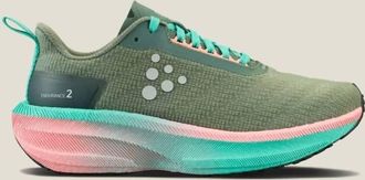Craft Womens Endurance 2 Running Shoe In Leaf/eon