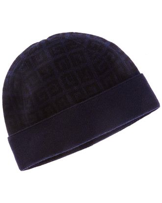 Givenchy Knit Double-Face Wool& Cashmere-Blend Beanie