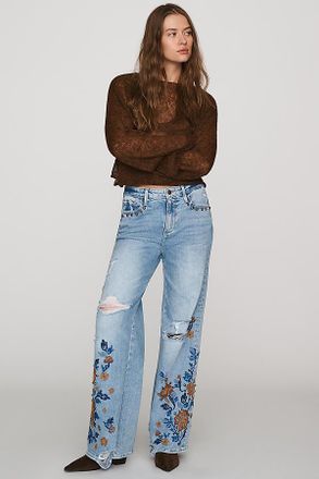 Free People Marlena High-Rise Wide-Leg Jeans