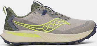 Saucony Mens Peregrine 15 Running Shoe in olive - Size UK 7