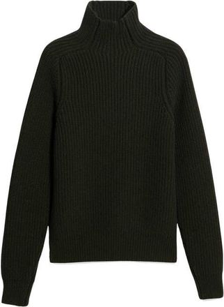 Fortela Leona High Neck Wool and Cashmere Sweater in Military Green at Nordstrom, Size Medium Eu
