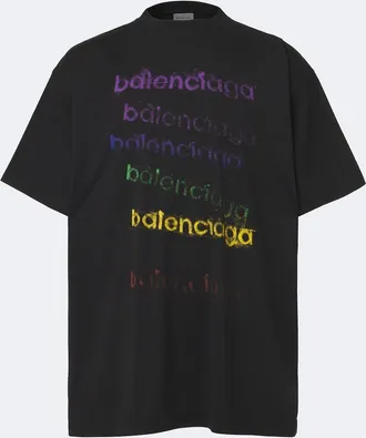 Balenciaga Logo cotton jersey T-shirt