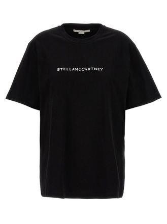 Stella McCartney Black Logo Crew Neck T-Shirt