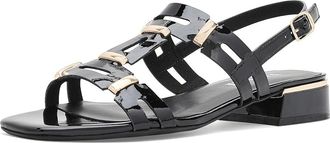 Vaneli Eliana Womens Wedge Shoes Black Patent : 7.5 N (AA), Leather/Synthetic
