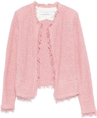 Iro Shavani jacket - women - Cotton/Polyamide - 38 - Pink