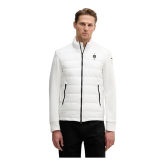 Blauer Jassen, Heren, Wit, M, Leer, Hebron Jacket