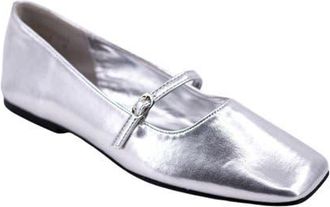 Shushop Adele Mary Jane Flat in Sterling at Nordstrom, Size 6.5