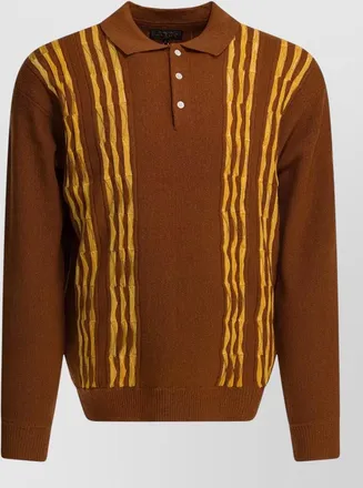 Beams Plus wool polo shirt