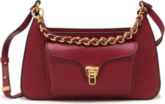 Coccinelle Shoulder Bags, female, Red, Size: ONE SIZE Beat Generation Medium Bag