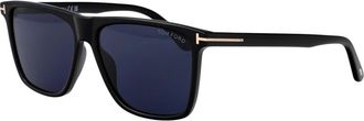 Tom Ford Fletcher Zonnebril - Heren - Zonnebrillen - Zwart - 57 MM - Accessoires