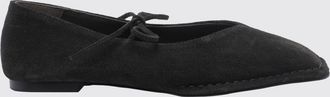 Alohas Ballerine Sway in pelle scamosciata con fettucce e punta squadrata