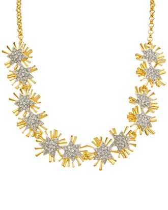 Kenneth Jay Lane 22K Plated Link Necklace