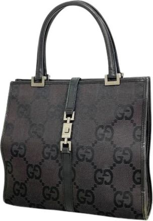 Gucci Pre-owned Handbags, female, Black, Size: ONE SIZE Pre-owned Vintage Handbag