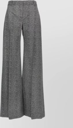 Ermanno Scervino herringbone wide-leg trousers