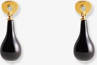 Toteme Orecchini Onyx drops in ottone - TOTEME - gender_Woman