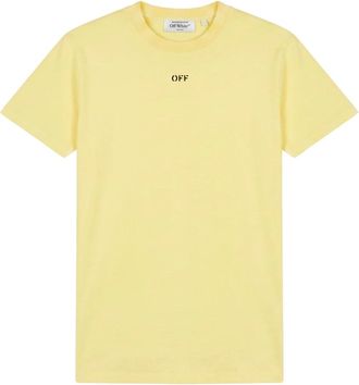 Off-white Hombre, Camisetas, Amarillo, Talla: XS