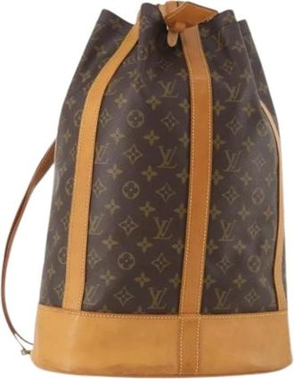 Louis Vuitton Pre-owned Bucket Bags, female, Brown, Size: ONE SIZE Pre-owned Bucket Bag