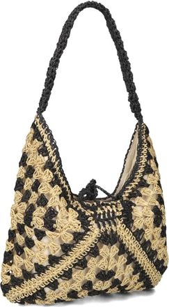 Becks&ouml;ndergaard Tassen, Dames, Veelkleurig, ONE Size, Emily Bag Schoudertas Zwart Beige